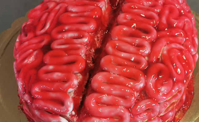 Torta cervello per Halloween